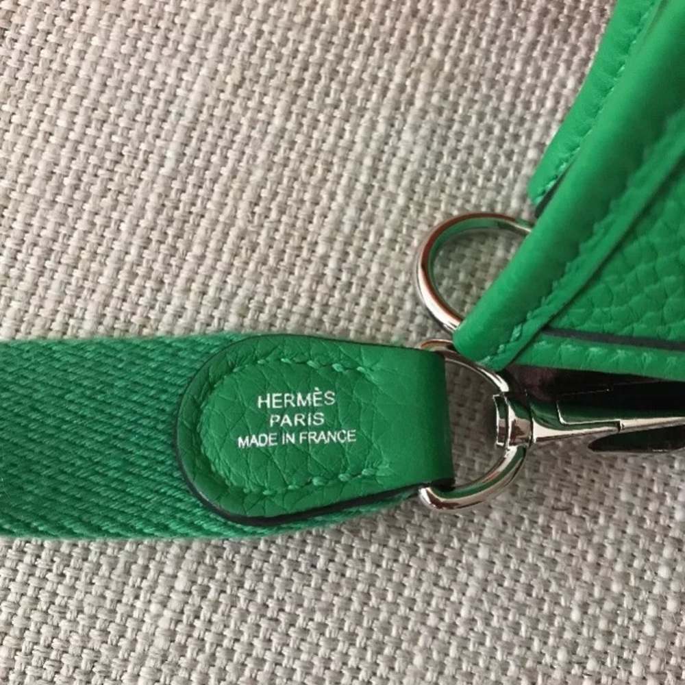 NIB Hermes Mini Evelyne TPM Bambou Crossbody Bag - Picture 7 of 8